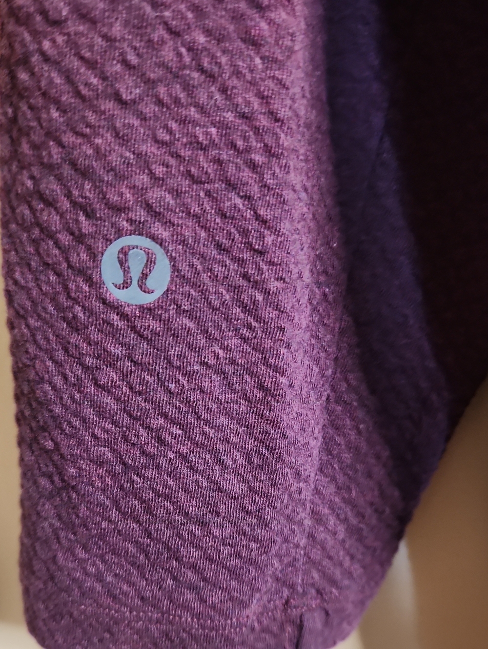 Lululemon At Ease Hoodie in Heathered Cassis / Black. Size XXL #M3BF7S - Picture 4 of 4